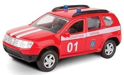 Масштабная модель Рено Дастер Пожарная охрана 1:38 49493 Autotime