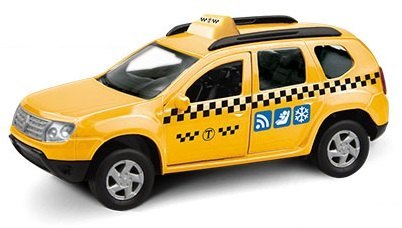 Масштабная модель Рено Дастер Такси 1:38 49498 Autotime
