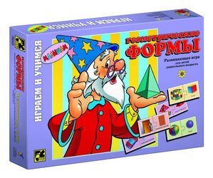 Настольная игра Геометрические формы. Играем и учимся