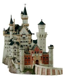 Сборная модель Замок Neuschwanstein (157)