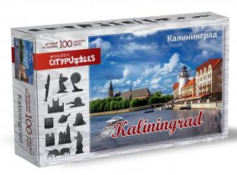 Фигурный деревянный пазл Калининград Citypuzzles