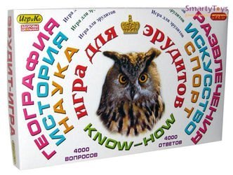 Настольная игра викторина для взрослых Know How. Эрудит