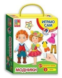 Развивающая магнитная игра-одевашка Модники (VT3702-02)