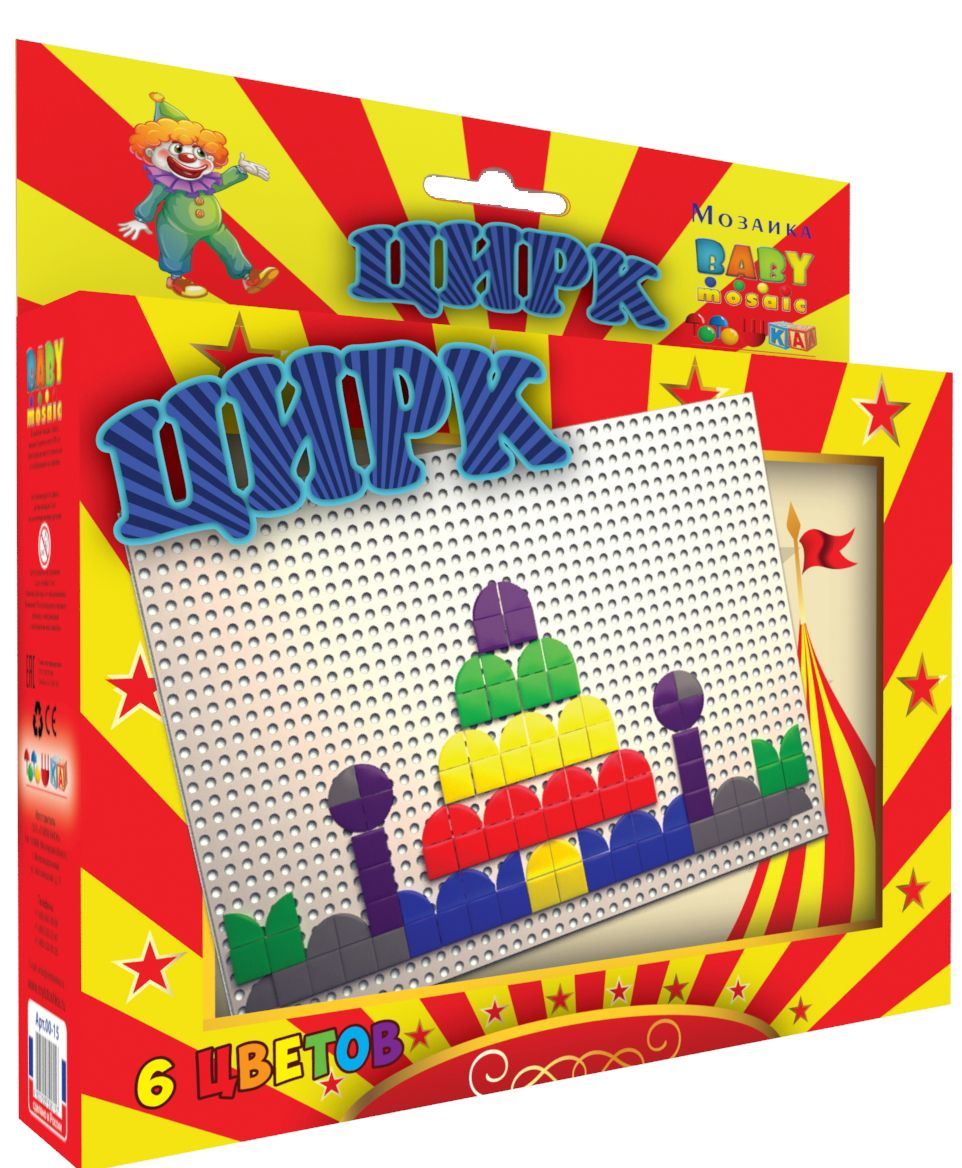 Детская мозаика Цирк Baby Mosaic 00-015 Тойс-Юнион тото