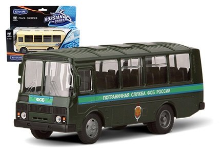 Масштабная модель ПАЗ 32053 Пограничная служба ФСБ 1:43 49028 Autotime