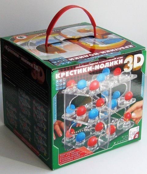 Крестики-нолики 3D Русский стиль