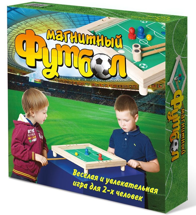 Настольная игра Магнитный футбол дерево Бэмби