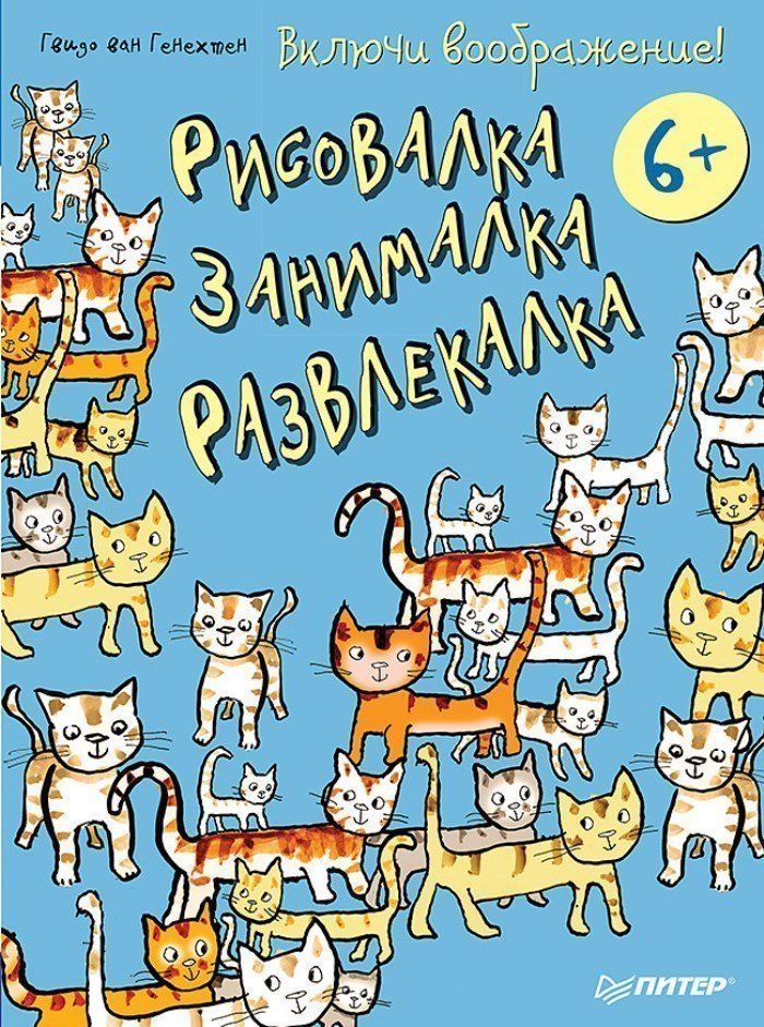 Книга Включи воображение! Рисовалка - занималка - развлекалка 6+ ИД Питер