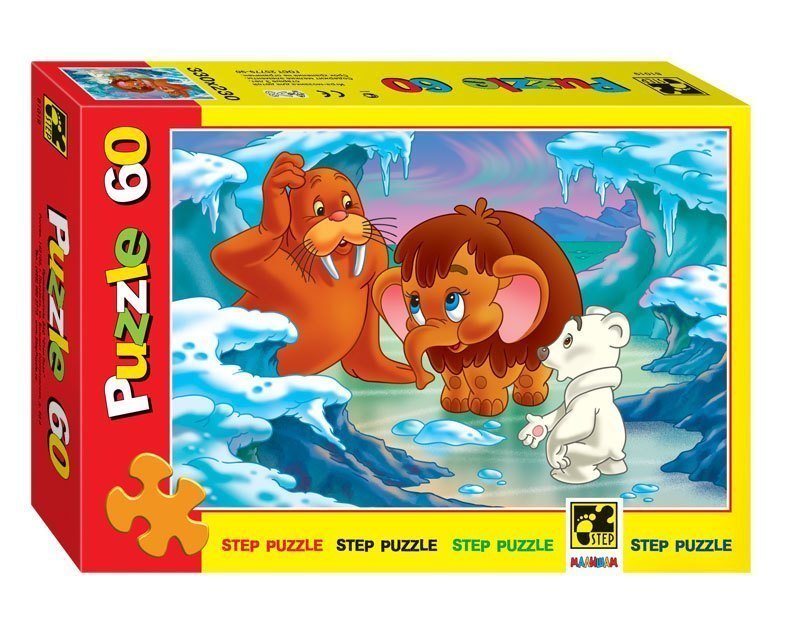 Пазл Союзмультфильм Мамонтенок, 60 элементов 81019 Степ пазл Step puzzle