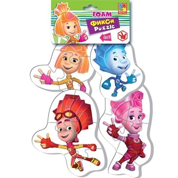 Мягкие пазлы Фиксики Мася VT1106-44 Vladi Toys Влади Тойс