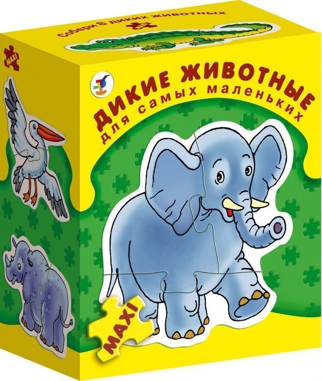 Пазлы для самых маленьких Дикие животные 1085 Дрофа